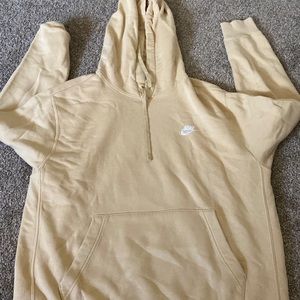 Cream/Light Yellow Unisex Nike Hoodie